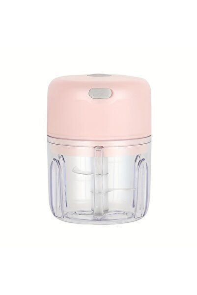 choice2 Pink 250ml Mini Rechargeable Garlic Chopper and Meat Grinder, Durable...
