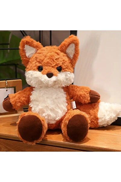 Choice Orange Adorable Red Fox Plush Toy Doll Soft Polyester Stuffed Animal P...