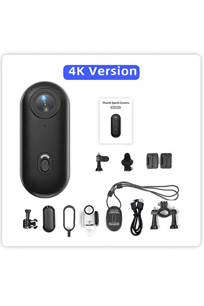 Choice4 64GB 4K-Black 4K FHD POV Collar Cam Small Sports Camera Magnetic Neck...