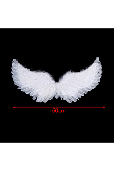 Choice 60x45cm 1Pc Kids Adult Party Swallow White Angel Feather Wings Wands C...
