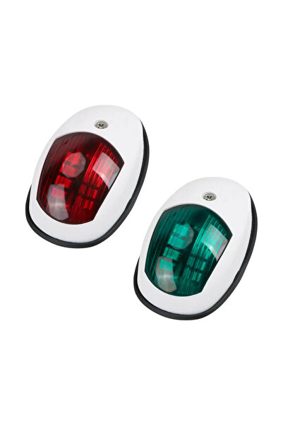 Choice قطعتان من أضواء الملاحة البيضاء LED للقوارب 12 فولت 24 فولت، أضواء تحد...