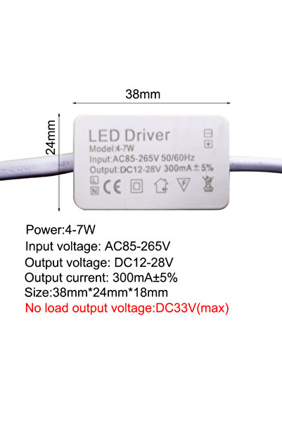 Choice وحدة إمداد طاقة LED 350 مللي أمبير 85-265