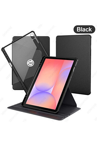 choice2 جراب أسود متوافق مع أجهزة Tab S10 / S9 FE / S10 Lite مقاس 10.9 بوصة /...