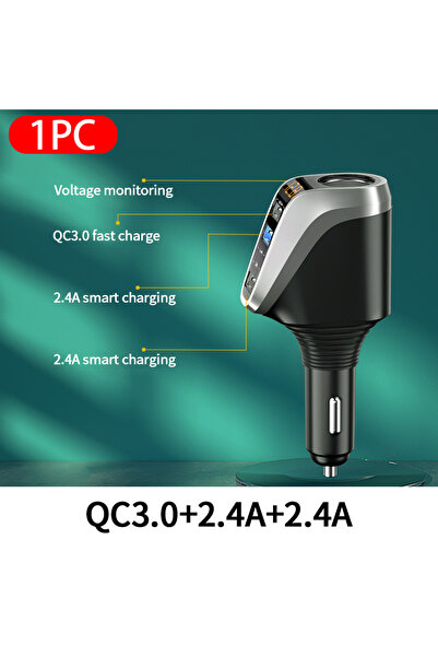 Choice شاحن سيارة USB من النوع A BLALION بقوة 180 وات، شحن فائق السرعة QC3.0 ...