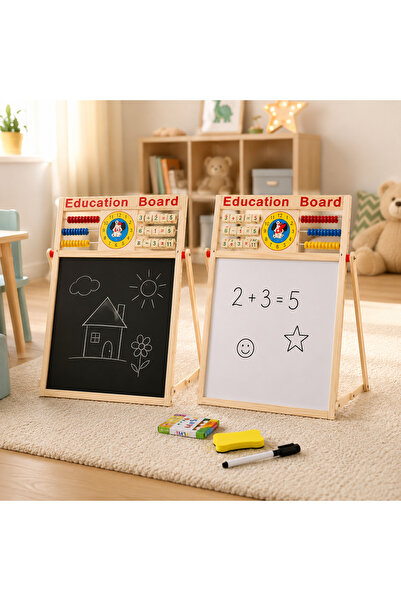 Salamandra Kids 2 в 1 Магнитна дъска за писане на 360 градуса с 2 повърхности...