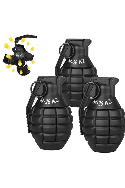 choice2 3PS J1/3PCS M26a2 Nylon Grenade Model Explosion Grenade Toy, Grenade ...