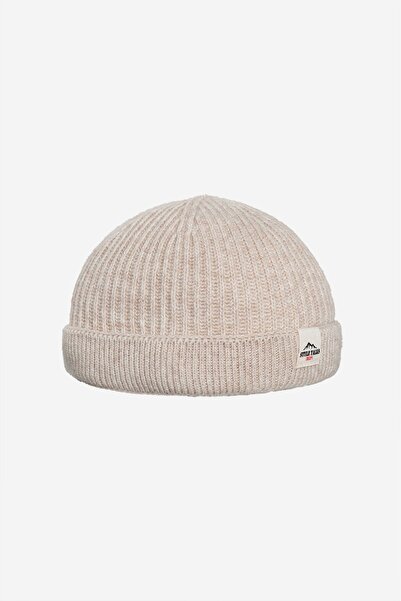 UKHWD SUPPLY Urban Knit Beige Wool Men's Fisherman Beanie