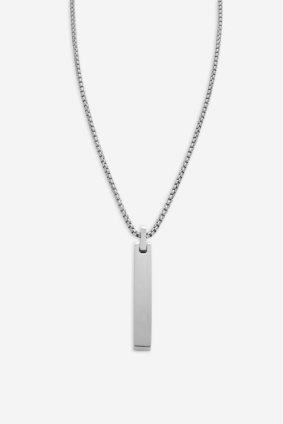UKHWD SUPPLY Prism Patterned Stick Necklace - Ka1155Gm