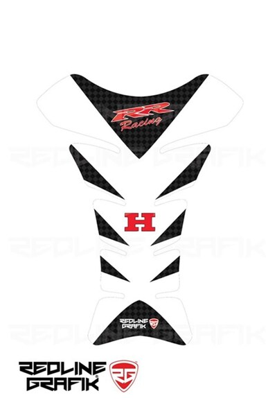 Redline Grafik Beyaz Tank Pad