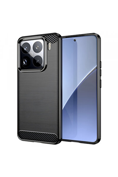 Xiaomi Husa pentru 15 Pro, Techsuit, Carbon, Neagra