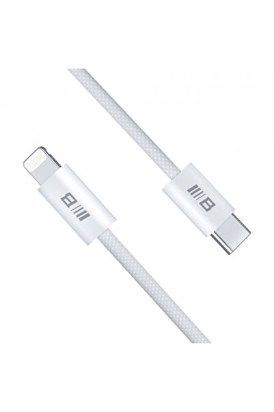 BLUEO Cablu Date si Incarcare USB-C - Lightning Blueo, 20W, 1.2m, Alb