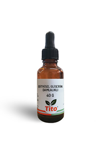 tito Damlalıklı Bitkisel Gliserin VG E422 40 g