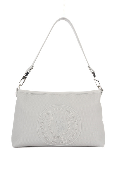 U.S. Polo Assn. حقيبة كتف نسائية باللون الرمادي Us26671