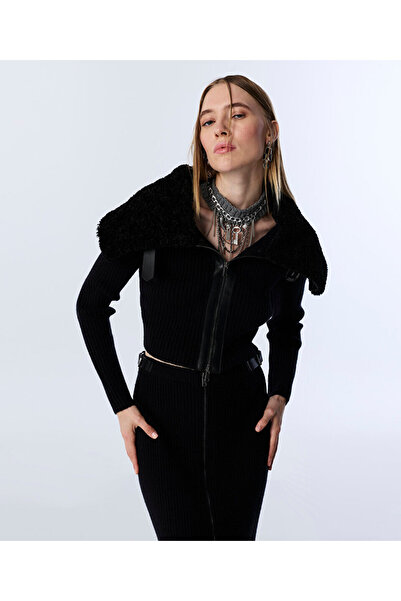 Twist Tri-Kote with Fur Collar