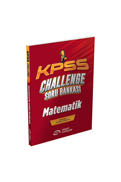 Murat Yayınları 4050 - KPSS Matematik CHALLENGE Soru Bankası
