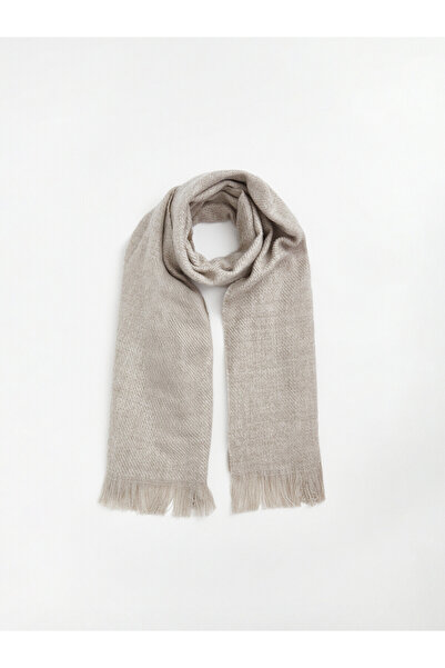 LC Waikiki Nevavm Farkıyla Lcw Accessories Beige Knitwear Plain Girls' Scarf