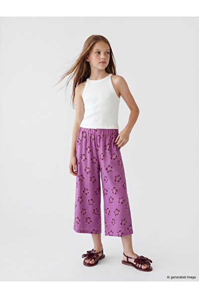 LC Waikiki Peak New Season Floral Girls' Capri