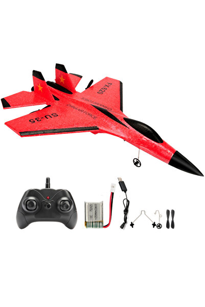 Choice Red SU35 RC Plane FX620 FX820 2.4G Remote Control Flying Model Glider ...