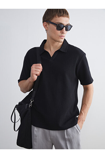 LC Waikiki Nevavm with a Difference Polo Collar Men's T-Shirt