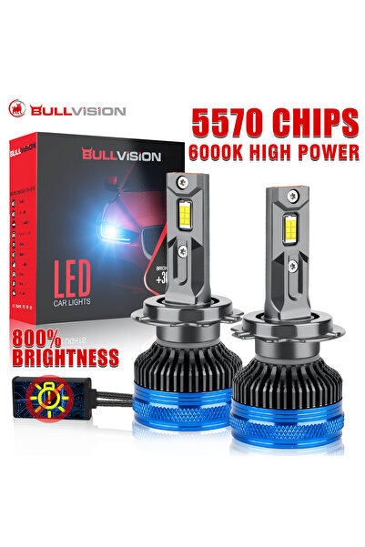 Choice6 H11 6000K Cold White K5C H7 LED 30000LM Canbus Headlights H1 H4 H11 9...