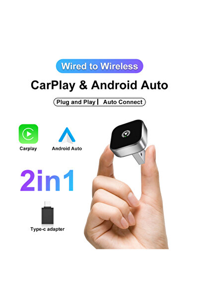 Choice U10 2026 Car play CarPlay Android Auto Wireless Adapter Plug And Play ...