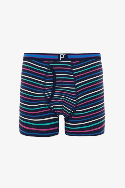 Penti Men's Bluedot Striped Organic 3-Piece Boxer
