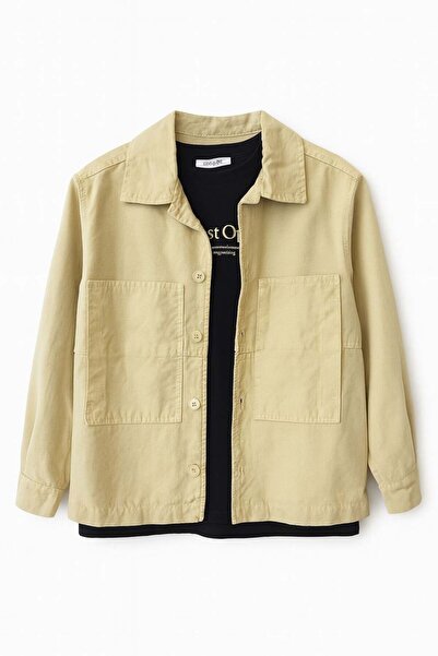Mackays Boy's Printed T-Shirt Linen Jacket 8-12 Years Yellow