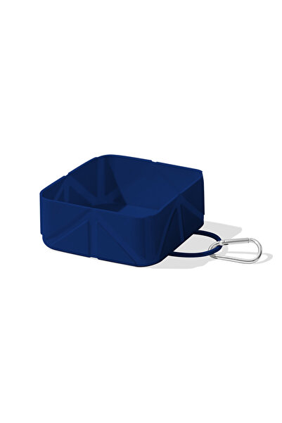 choice2 Navy Silicone Collapsible Pet Travel Bowl: Portable Dog & Cat Bowl fo...