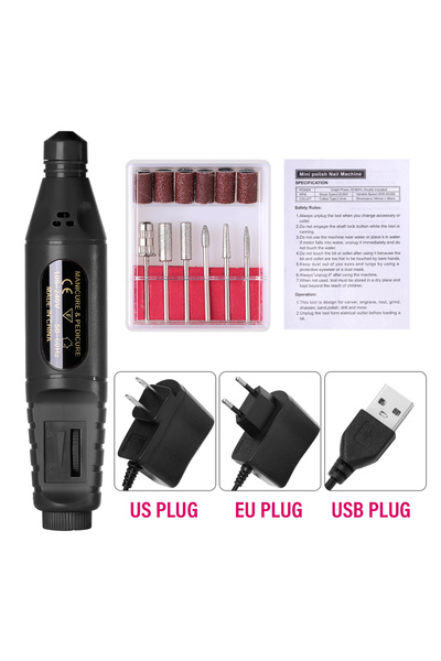 choice2 USB Black LINMANDA Electric Nail Drill Machine Nail Art Tools Machine...