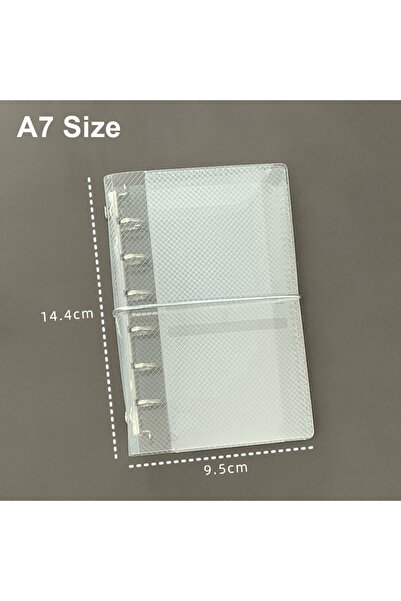 Choice A7 1Pcs Durable Diagonal Loose Leaf Notebook Cover Three Fold Mini M5 ...