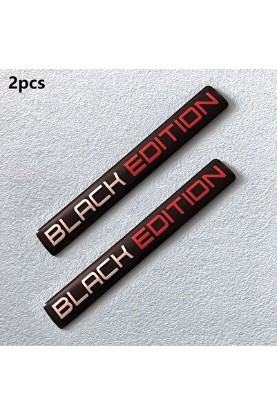 Choice1 black 2PCS Black Edition 3D Car Body Badge Limited Edition Sticker Tr...
