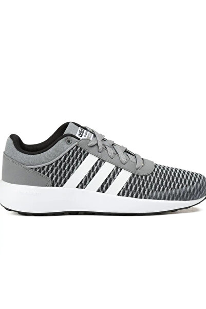adidas حذاء المشي كلاودفوم ريس للرجال باللون الرمادي والأبيض