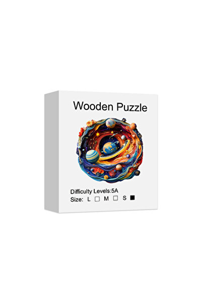 Choice1 S Space Planet Wooden Puzzle, High Difficulty Toys Puzzle, Concentrat...