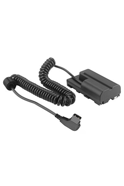 Choice D-Tap D-Tap to Dual-sided NP-F550 Dummy Battery Coiled Cable DC Couple...