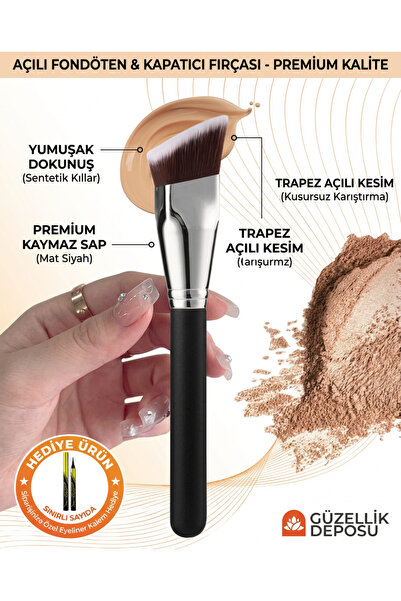 Güzellik Deposu Premium Kalite Açılı Kapatıcı, Fondöten, Allık ve Kontür Maky...