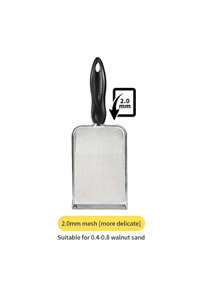 Choice Mesh2.0x2.0mm Cat Litter Shovel Stainless Steel Reptile Sand Substrate...