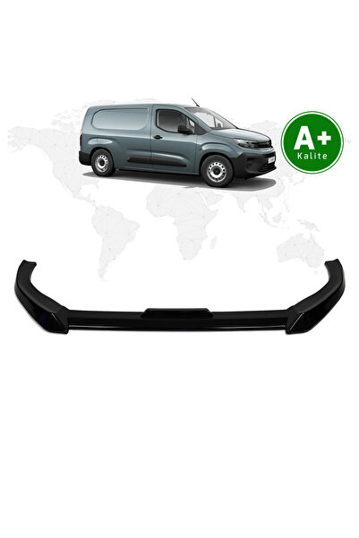 FA OTOMOTİV Opel Combo Panelvan Ön Lip Parlak Siyah 2024 Model ve Sonrası