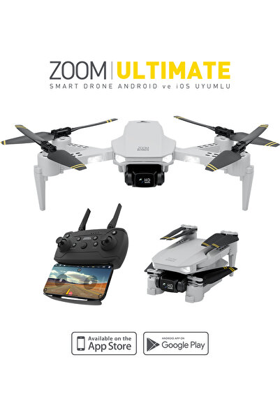 Corby WiFi Çift Kameralı Katlanabilir 1080P Drone - 1080P HD Görüntülü Akıllı...