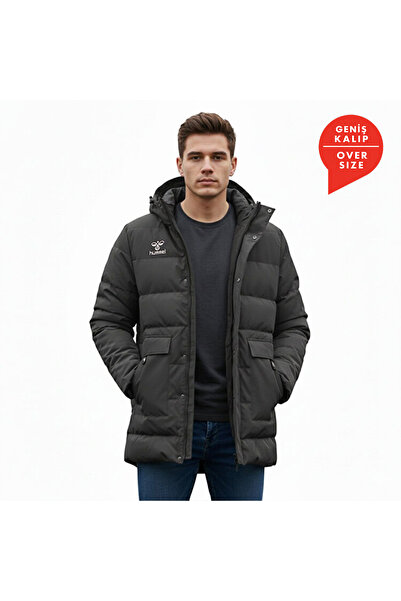 hummel Line Erkek Siyah Mont