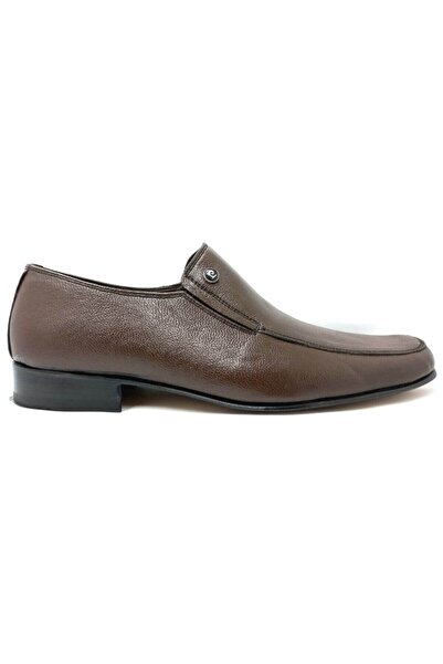Pierre Cardin 3603 حذاء جلد طبيعي بني للرجال