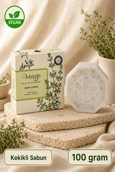 Mage Cosmetics Mage Doğal Kekik Sabunu 100 gram 1 adet kutuda hediyelik