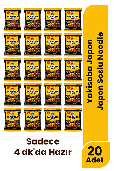 Nissin Noodles NİSSİN YAKİSOBA NOODLE JAPON SOS 83G *20 ADET 1660 GR 1 KOLİ