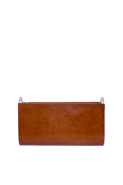 Yargıcı Metal Saplı Deri Dikdörtgen Sepet(41x27x22 Cm)
