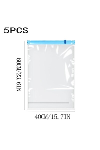 Choice4 5 Pack Roll Bag M 20 Pack Vacuum Storage Bags, Space Saver Compressio...