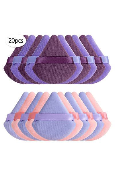 Choice3 20Pcs Triangular Powder Puff 20-40Pcs Is Used to Apply Loose Powder a...