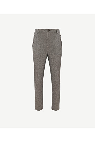 Yargıcı Flannel Pocket High Waist Slim Fit Trousers