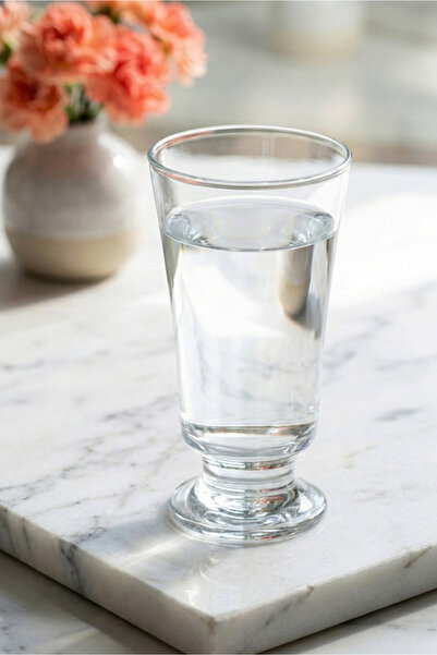 LAV Troya Glass Coffee Side Water Glass Set of 6 150 ml