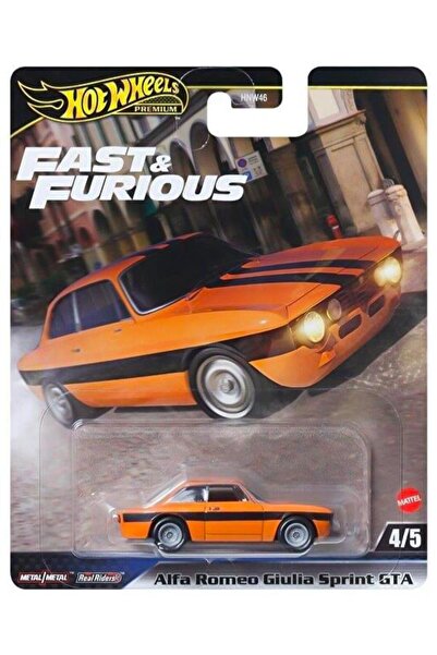 HOT WHEELS Fast-Furious Premium Araba ALFA ROMEO GIULIA SPRINT GTA HNW46 - JBM04