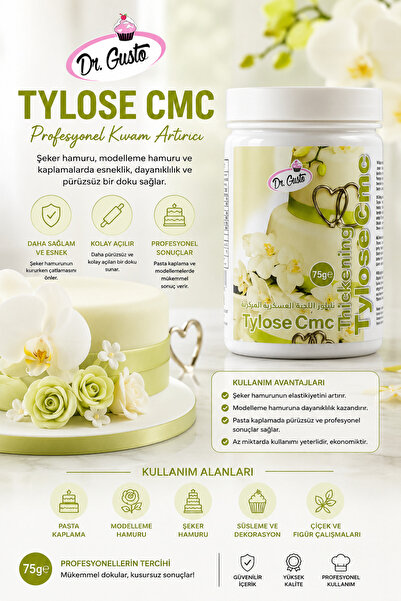 Genel Markalar MEDIUM KATKI MADDESİ TYLOSE CMC -(Thickening) 75 GR