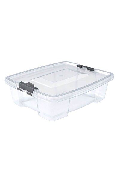 BAMI NETWORK Cutie depozitare transparenta cu capac plastic 1.5L compacta
